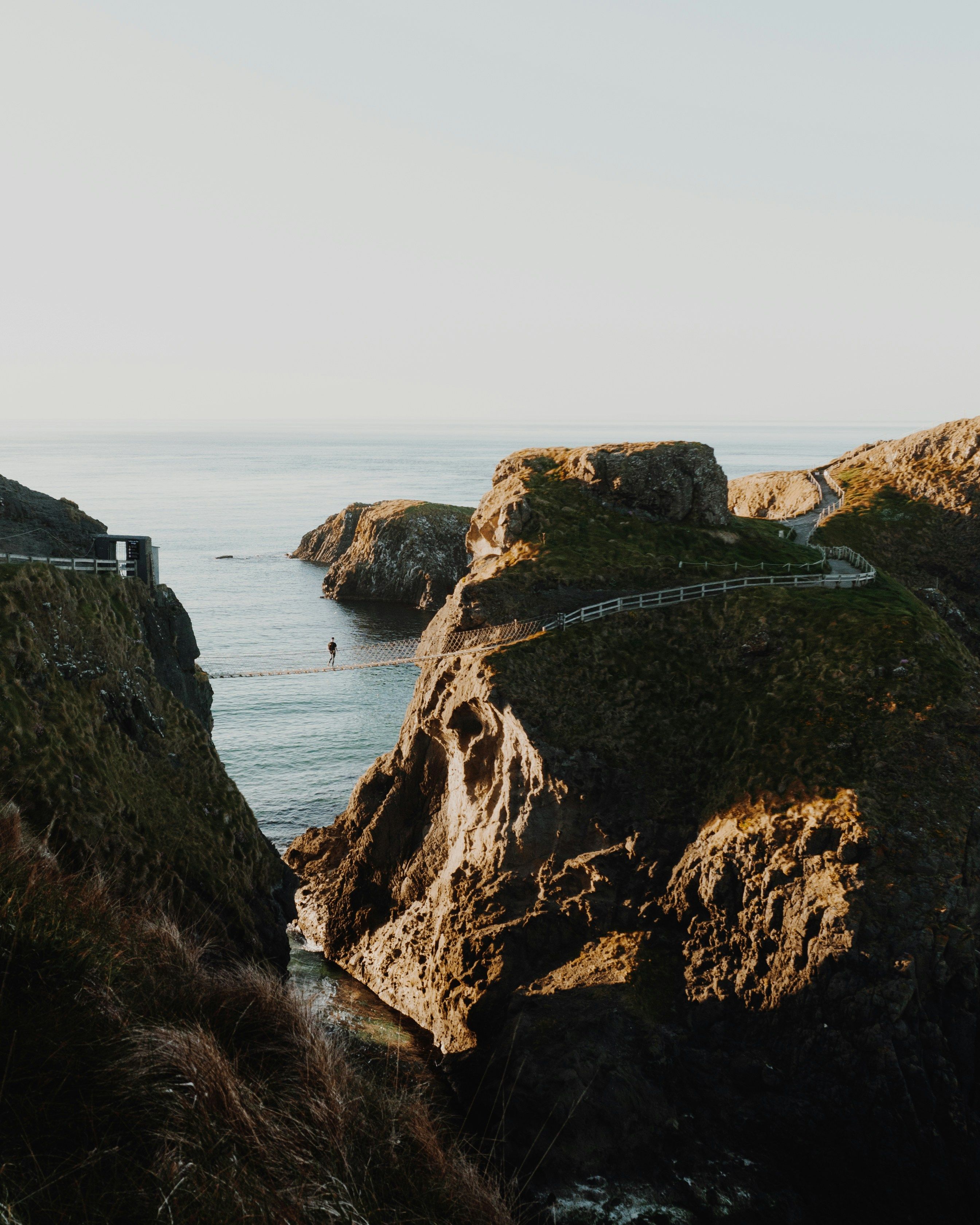 Carrick-A-Rede rope bridge, Co. Antrim, Northern Ireland