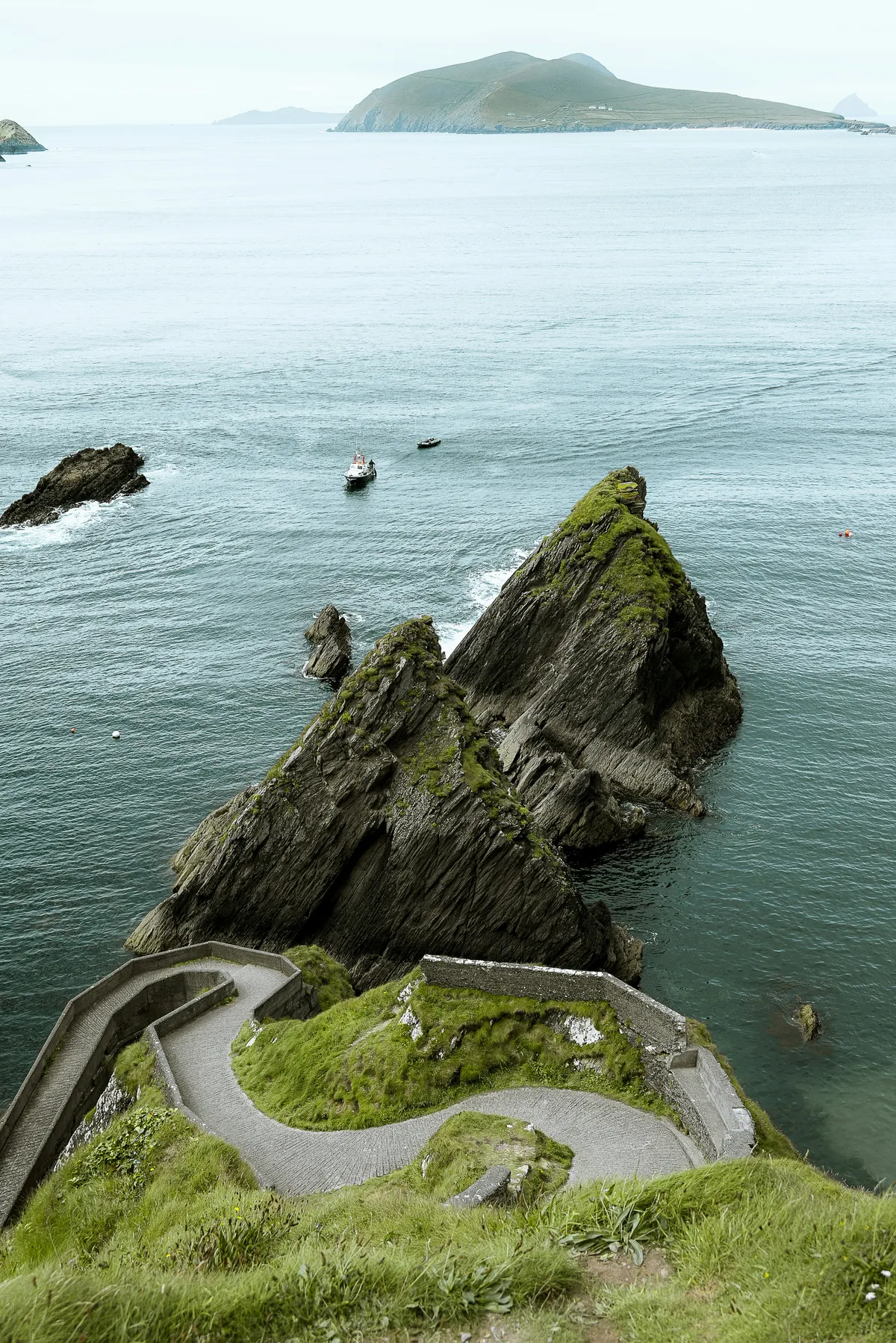 The winding road up from the pier in Drumquin, symbolizing finding the perfect path and optimal utilisation.